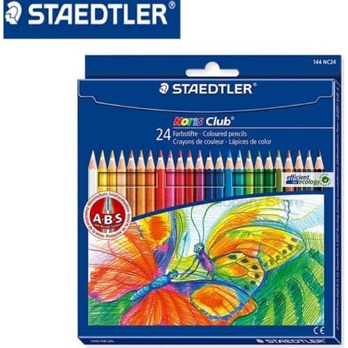 STAEDTLER 144 NC 24 colors oil color pencil Color lead set Pencil sharpener wholesale