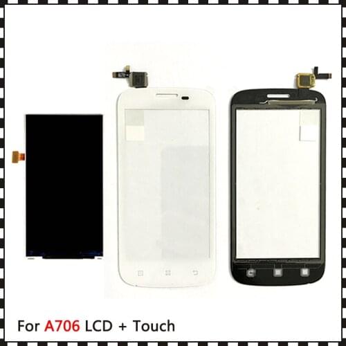 High Quality 4.5" For Lenovo A706 Lcd Display With Touch Screen Digitizer Sensor