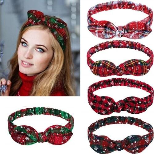 Women Christmas Headbands Hairbands Adult Headwear Snowflake Christmas Decorations Ornaments Party Cosplay