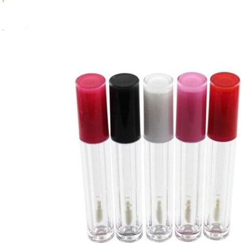 100pcs 5.5ml Empty Lip Gloss Tubes Lip Glaze Tube Lipstick Packaging Lipgloss Tube Cosmetic Containers