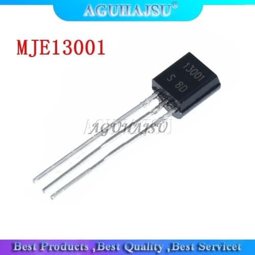 100PCS MJE13001 13001 TO-92 TO92 E13001 triode transistor New original