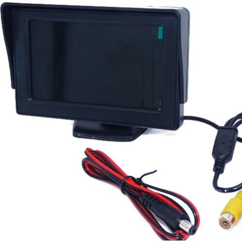 Auto set with 4.3" display LCD car monitor+4 IR light car rear camera suitable for AUDI A6L 2009~2011 /A4 /A3/ Q7 /S5