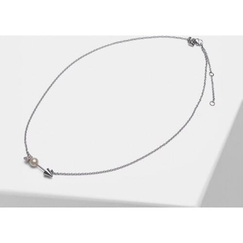 Amorita boutique Arrow design fashion simple pearl necklace