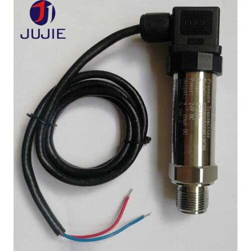 Compact pressure transducer transmitter sensor 304 stainless steel 6/10/25 bar for water gas oil fuel 0.5% high accuracy