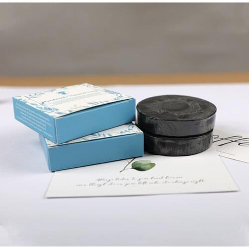 Wholesale Black Soap Bamboo Charcoal Flower Bath Natural Handmade Soap Money Antiseptic Skin Whitening Face Acne Remedy Soaps