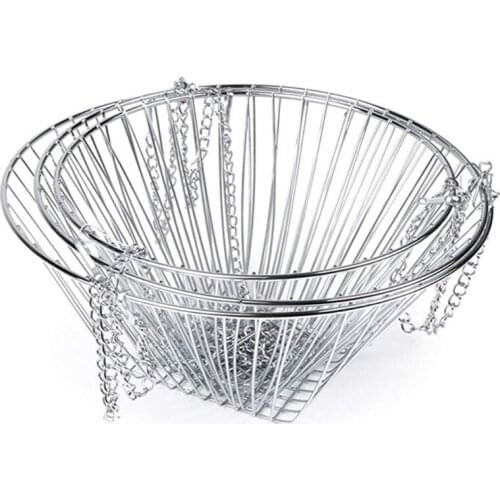 P15D 3 Tiers Hanging Fruit Basket Iron Wire Holder Rack Organizer Vegetable Storage Bowl