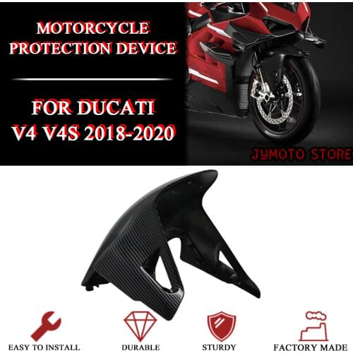 For Ducati Panigale V4 V4S Motorcycle Carbon Fiber Front And Rear Mudguard Splash Guard 2018 2019 2020