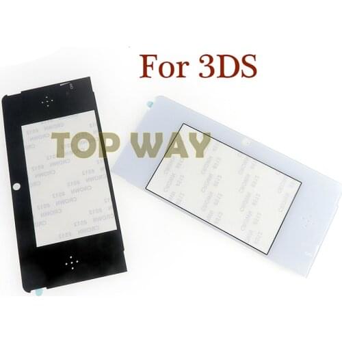 2pcs black white Replacement Top Front LCD Screen Frame Lens Cover For 3DS Repair