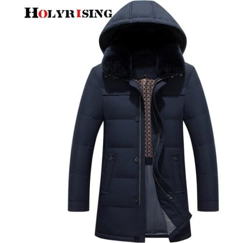 Casual White Duck Down Jacket Men down jacket hombre invierno Winter Jacket Men Hood Detachable warm Parka M-4XL 18505-5