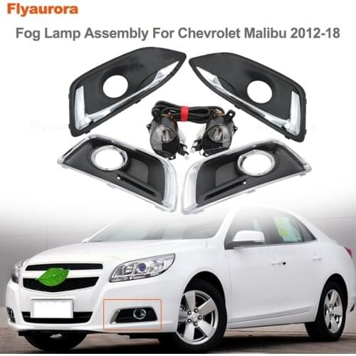 Fog Lights Headlight Cover Fog Lamps Frame Foglights Headlights Frame Grille Grilles For Chevrolet Malibu 2012 13 14 15 16 17 18