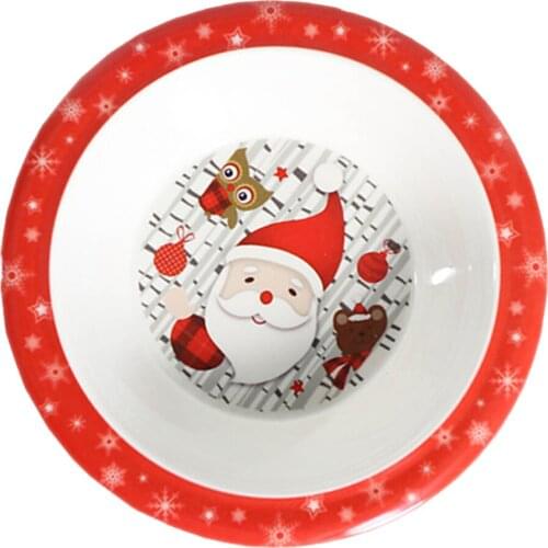 Christmas Theme Decoration Cartoon Tableware Children Gift Creative Tableware