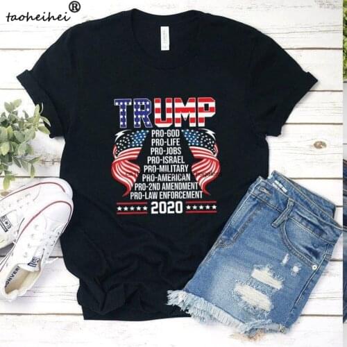 Trump Pro God Pro Life Pro Jobs Shirt Trump 2020 Election Shirt Political Shirt Trump Supporter Gift Shirt USA Flag Shirt
