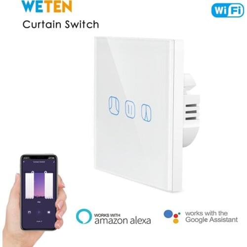 EU US WiFi Smart Curtain Switch Smart Life Tuya for Electric Motorized Curtain Blind Roller Shutter Works with Alexa Google home