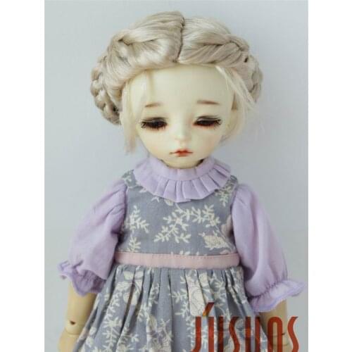 JD177 1/12 1/8 1/6 Ballet synthetic mohair wig for size 4-5inch 5-6 inch 6-7inch doll fashion BJD doll wigs doll Accessories