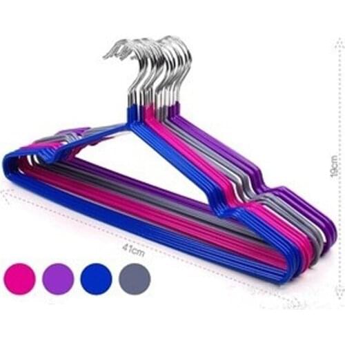 10Pcs Set Clothes Suit Shirt Pants Hangers Hook Non Slip Storage Organize Antiskid Drying Clothes Rack Outdoor Drying Rack