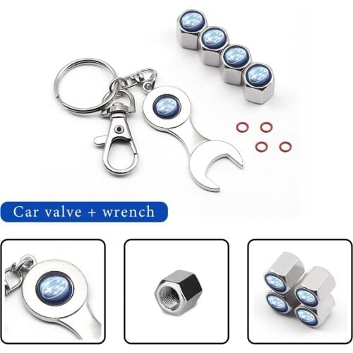 4 PCS Car Logo Tire Valve Stem Air Cap Cover For Subaru Forester Outback Trezia Legacy Impreza XV STI Auto Accessories Styling
