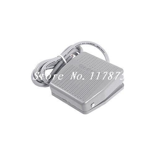 AC 250V 10A Fronted Push Mini Foot Pedal Switch w Cable