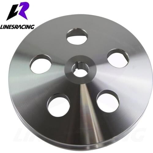 Fit for G M Aluminum Power Steering Pump Pulley Keyway Small Block Chevy BBC Chevy Olds Pontiac 350 454