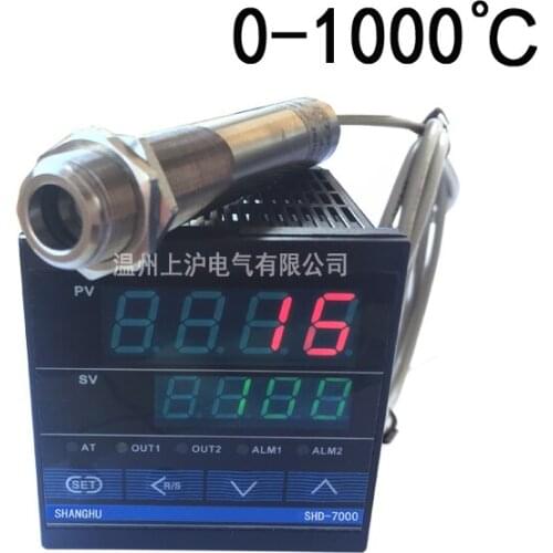 Free shipping 0-1000 degree of non contact Infrared temperature sensor probe with temperature control table