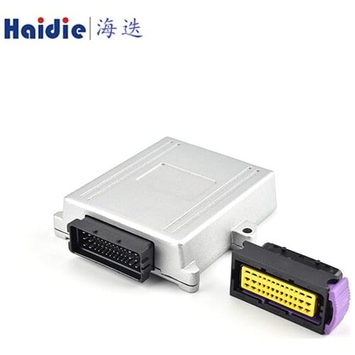 Free shipping 1set 39pin ECU connector modified aluminum shell plug car control box, generator control panel connector 39p box