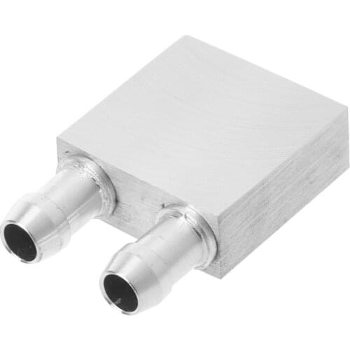 30*30mm Primary Aluminum Water Cooling Block for Liquid Water Cooler Heat Sink System Silver Use For PC Laptop CPU New C26