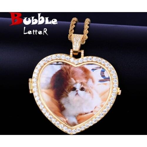 Bubble letter Silver Pendants