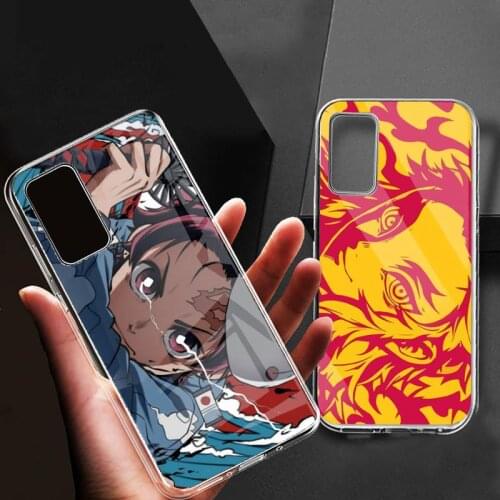 Anime Demon Slayer Phone Case for Samsung Galaxy S20 Plus Ultra S10E S6 S7edge S8 S9 S10 Plus S10 S20lite Cover