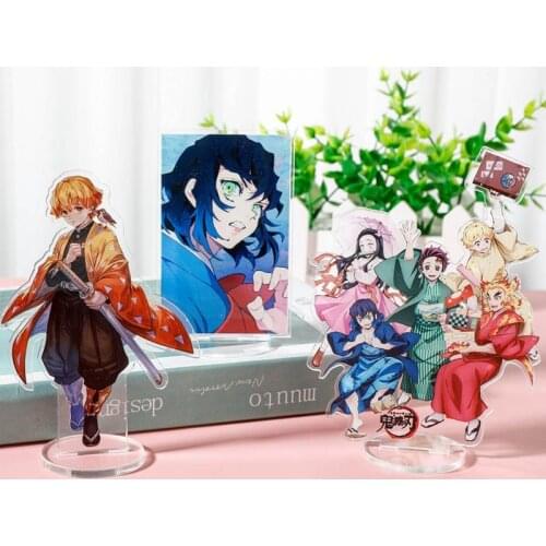 Acrylic Table Stand Anime Demon Slayer Blade Figure Kamado Tanjirou Nezuko Agatsuma Desp Decor Figure Toys