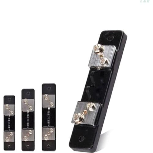 FL-2 DC Current Shunt 10/15/20/30/50A 75mV Shunt Resistor for DC Current Meter Ammeter F1FC