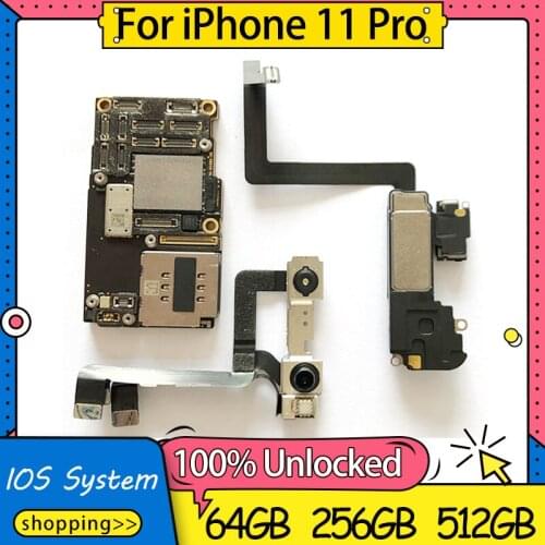 4G network For iPhone 11 Pro Motherboard With Face ID,High Quality Mainboard For iPhone 11 Pro Logic Board Update latest system