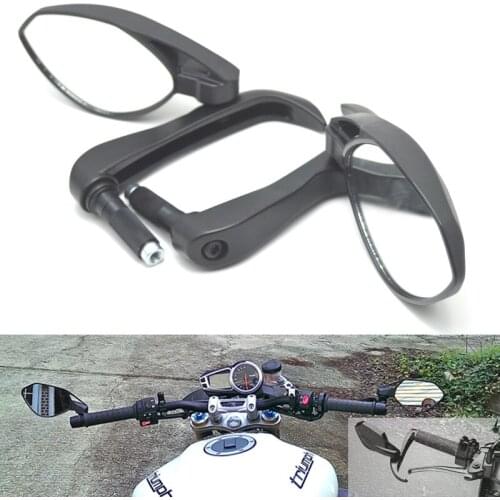 Motorcycle mirror 7/8" 22mm moto handlebar end side rearview mirror for HONDA CBR 600RR 1000RR 250R 500R 900RR 929RR 954RR