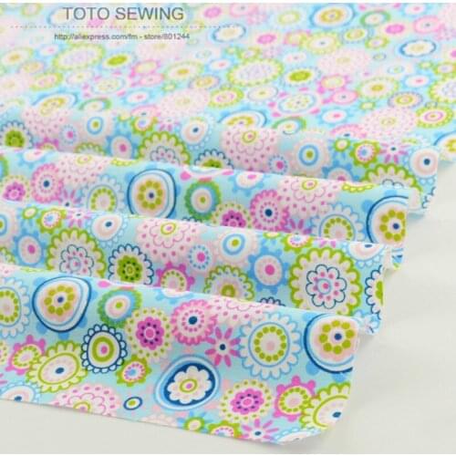 Printed floral patterns 50cmx160cm/piece cotton fabric tilda tecido quilting fabrics for DIY patchwork baby bedding clothing