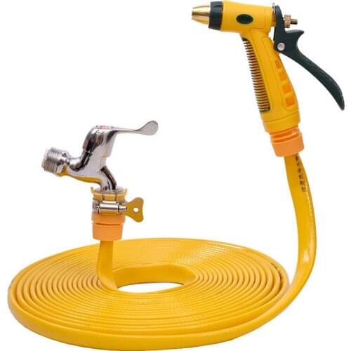 Garden Sprinkler Multifunction Car Wash High Pressure Water Gun With 5M Flexible Hose Watering Flowers Farm Irrigation Clean E11