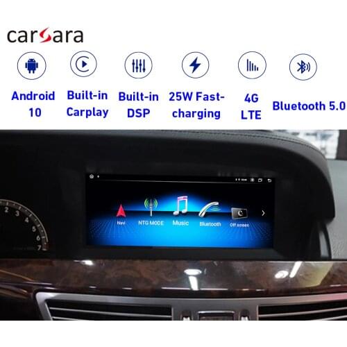 Android 10 touch screen for S Class W221 CL Class W216 C216 05-13 10.25 display GPS Navigation radio head unit multimedia player