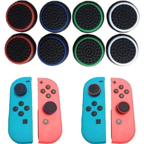 Silicone Thumb Stick Grip Caps Joypad Analog Joystick Cover Case For Nintend Switch NS JoyCon Controllers Joy-Con ThumbStick