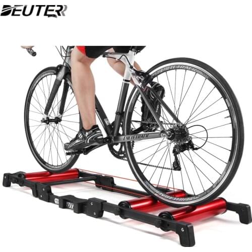 Bike Rollers Indoor Exercise Bicycle Roller Trainer Stand Aluminum Alloy MTB Road Bicycle Home Cycling Training For 24-29 MTB