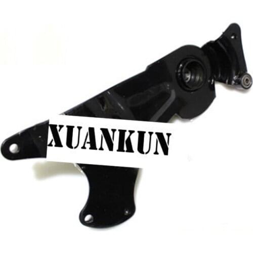 XUANKUN Motorcycle Scooter Accessories R5 R9 Triangle Connecting Plate Connecting Plate Aluminum Cylinder Exhaust Pipe Support