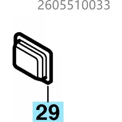 Protective Cap for BOSCH GSS14 GSS16A 1289D GSS14A 2605510033 Orbital Sander Power Tool Accessories Electric tools part