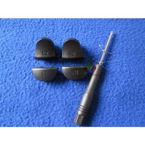 1 x For Sony PS4 Reserve Parts L1 R1 L2 R2 Trigger Handle Buttons Cover For Playstation 4 JDS 030 040 with 2 x Springs