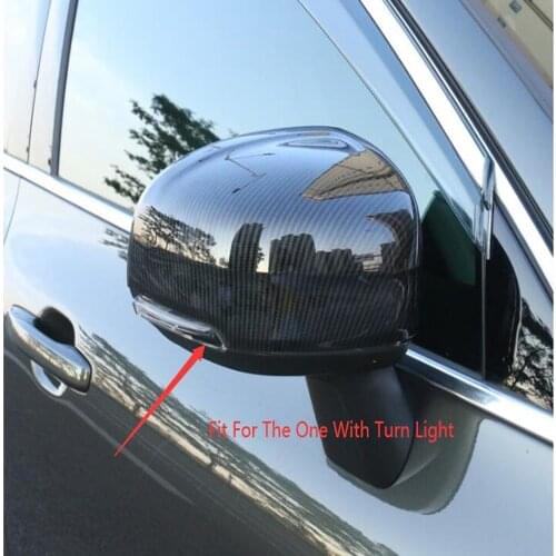 For Volvo XC60 XC 60 2018 2019 Carbon Fiber Car Styling Rear View Mirror Cap Protection Cover Sticke Accessories Protector