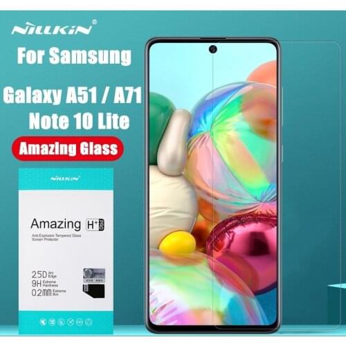SFor Samsung Galaxy Note 10 Lite Glass Nillkin Amazing H+ Pro 0.2MM 2.5D Screen Protector Glass for Samsung Galaxy A51 A71