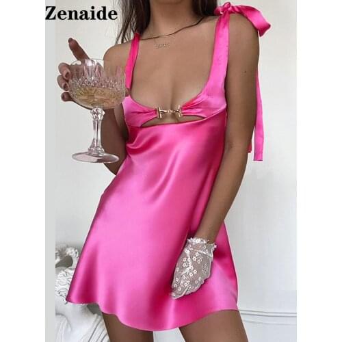 Розовые летние платья ZENAIDE China At AliExpress