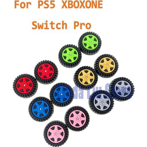 100pcs For PS5 Thumbstick Joystick Cover For Sony PS5 PS4 Xboxone Xbox Series Switch Pro Car Wheel Tyre Thumb Stick Grip Cap