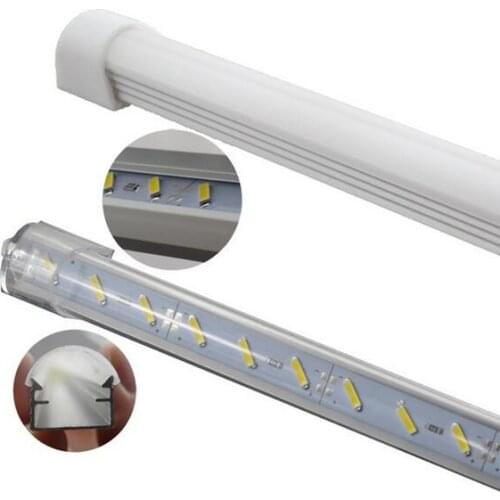 12V 36leds 50cm led rigid strip light 7020 led bar light + U groove + PC milky/clear cover + Free Shipping