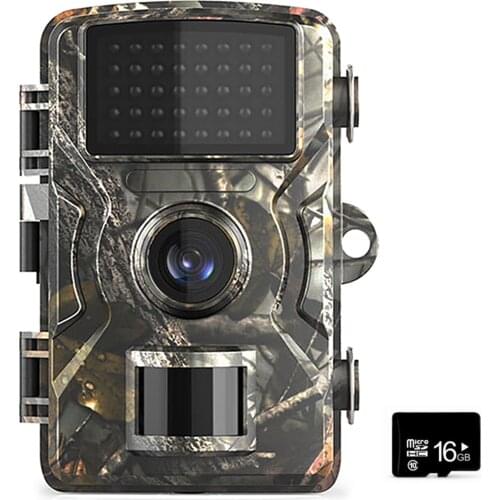 12MP 1080P Wildlife Camera Hunting Trail Camera with 16GB/32GB TF Card Security Camera IP66 Waterproof Infrared Night Vision