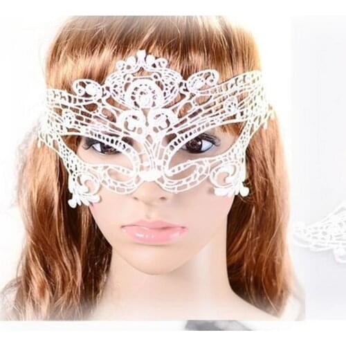 2pcs Fashion Sexy Lace Eye Mask Venetian Masquerade Ball Fancy Dress Costume Lady Gifts Halloween Masks