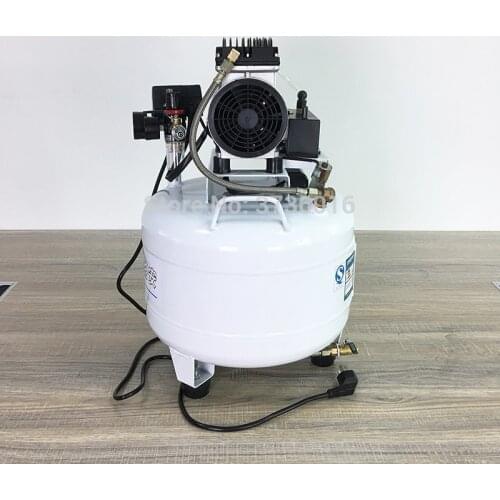 30 liter supersilence air compressor no oil air compressor for mobile phone lcd repair use supporting vacuum laminating machine
