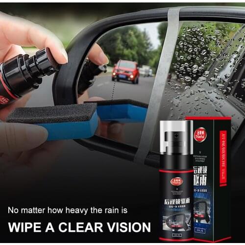 60ml Anti-rain Agent Waterproof Rainproof Anit-fog Cream Super Hydrophobic Rear-View Mirror Window Glass Coating Car Accessories