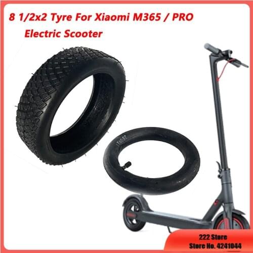 8 1/2x2 Tire Inner Tubes 8.5 Inch Inflatable Tyre Camera for Xiaomi Mijia M365 / Pro Electric Scooter Wheels Front Rear Tires