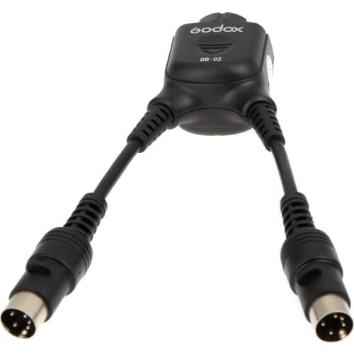 Godox DB-02 Cable Y Adapter 2 to 1 Connector for PROPAC Power Pack PB960 Flash AD360 AD180